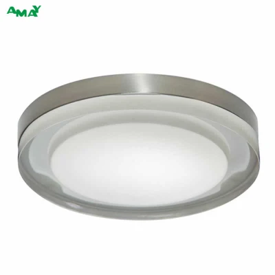 Lámpara de techo moderna de vidrio LED atenuable de montaje empotrado para dormitorio