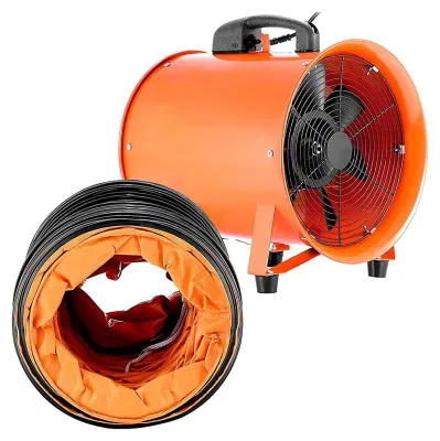  Ventilador axial portátil de 8&quot;/10&quot;/12&quot; para cocina, extractor de humo, ventilador de extracción industrial de CA, ventilador de ventilación axial.