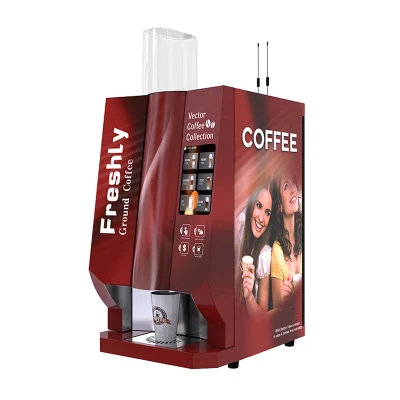  Tipo de terreno Freshy económica máquina expendedora de Café Espresso