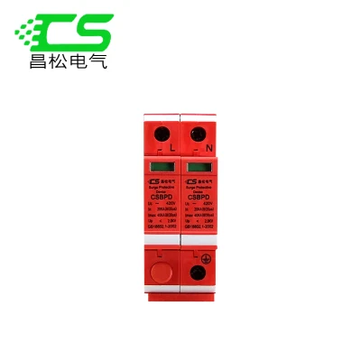  Protector de sobretensión de alta calidad 2 de 4 polos AC DC el dispositivo de protección de bombeo