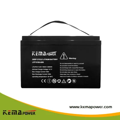  Kemapower 12.8V 100ah Batería LiFePO4 para Sistema de 12V con Sistema BMS y Ecualizador de Celdas en el Interior de la Batería de Litio.