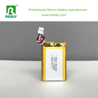  553450 Batería Lipo de 1100mAh 3.7V para Teléfono de Emergencia