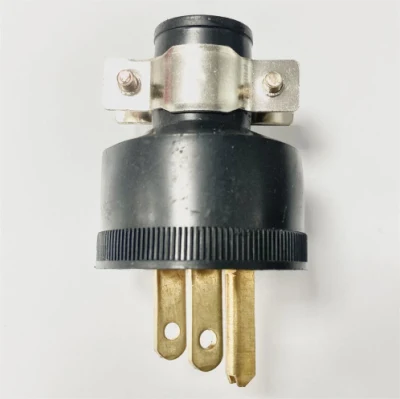  U35 15A 125V 3 pines macho de la industria industrial estándar americana Enchufe de la toma de corriente eléctrica