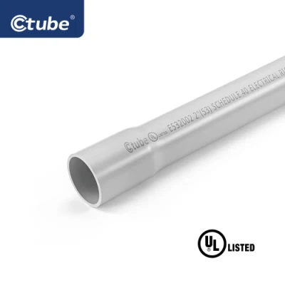  2&prime;&prime;, Anexo 40 10ft 20ft PVC conducto eléctrico, listado UL