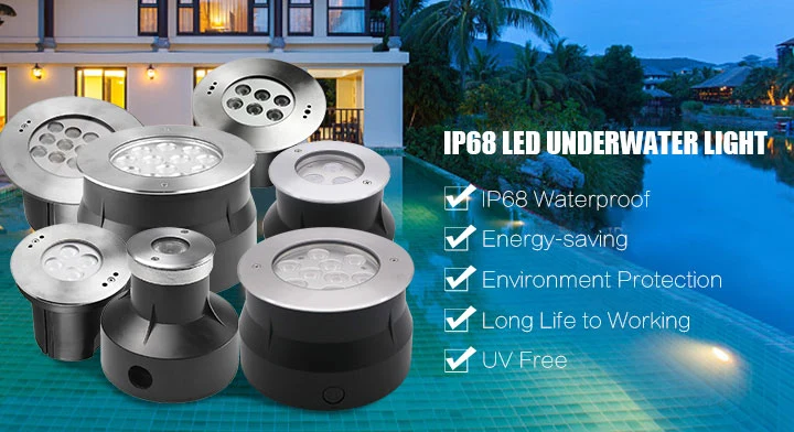 6W Recessed Swimming Pool Light IP67&IP68 LED Underground Lighting (HX-HUG165-6W)