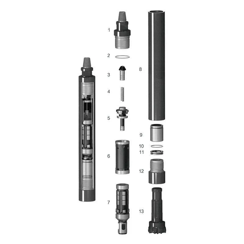 High-Air Pressure DTH Hammers for Fast Drilling Machine Energy-Efficient Rock Bit for Mining Well Drilling Hole Rig