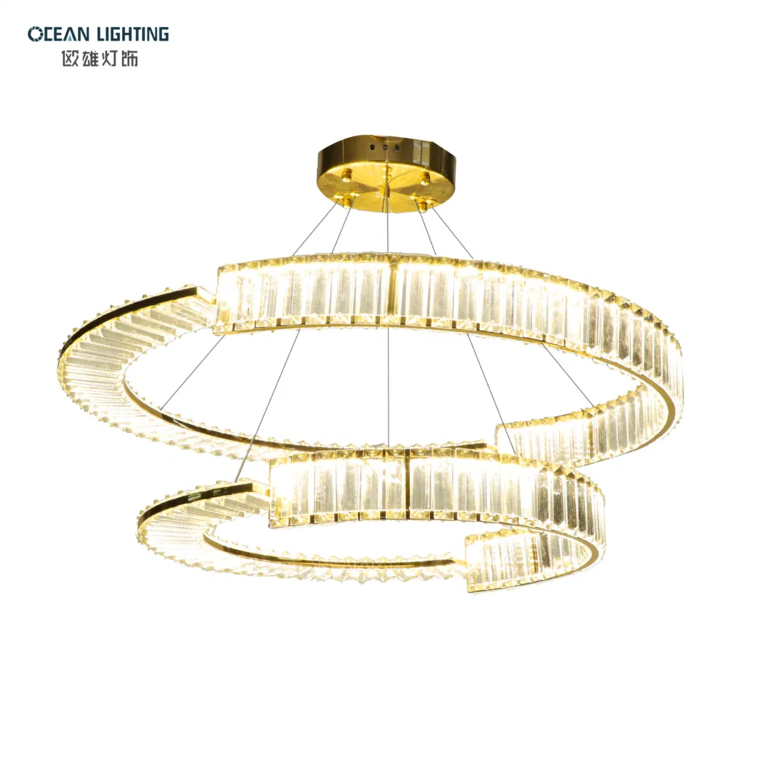 Modern LED Living Room Hotel Pendant Lighting New Design Round Ceiling Light