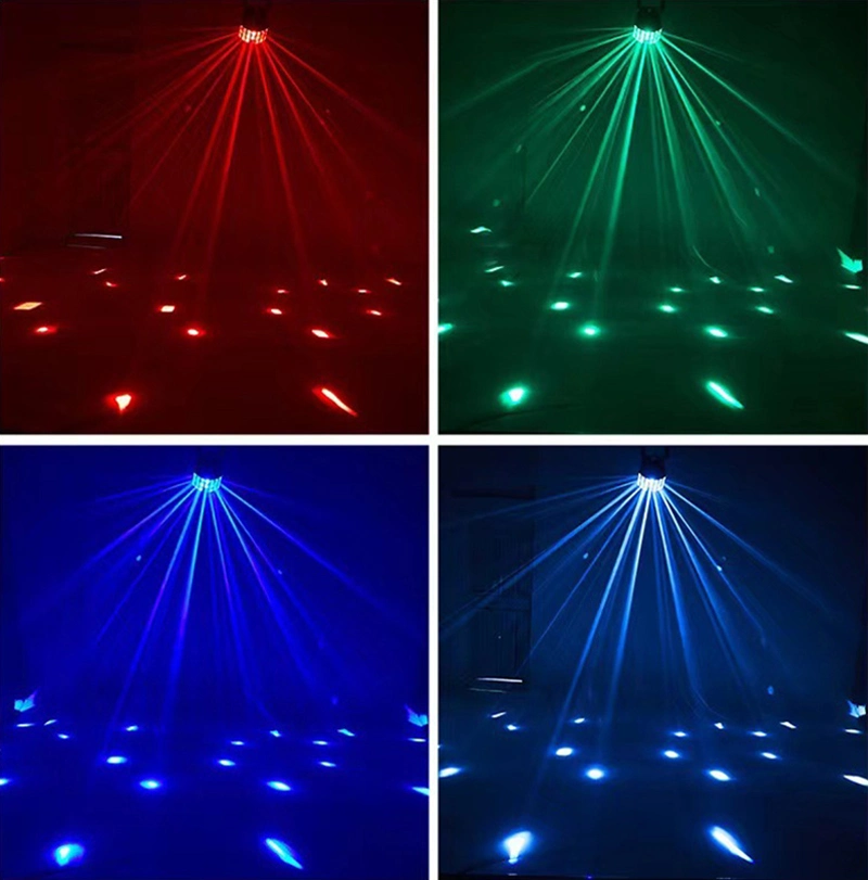 New 50W Double-Layer LED Butterfly Light Bar KTV Rotating Ambient Beam Stage Lighting
