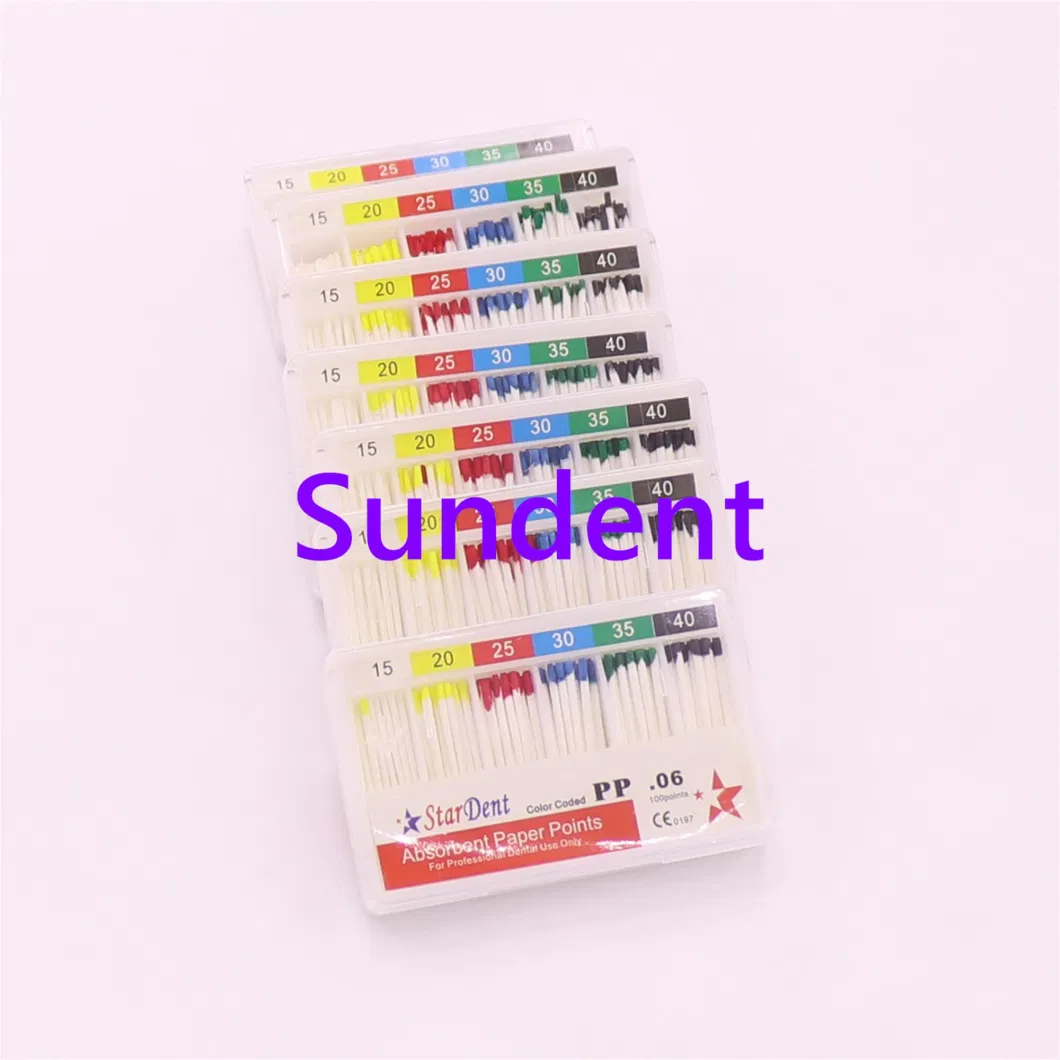 Hot Sale 06% Paper Point Dental Absorbent Paper Points 06 Taper