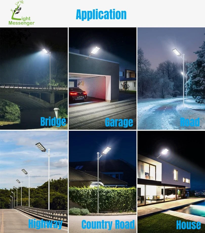 Hot Sale Outdoor 500W 1500W Solar Energy Wall Garden Lighting Motion Sensor Flood Lamp Price Waterproof IP65 All in One Integrated Best LED Solar Street Light