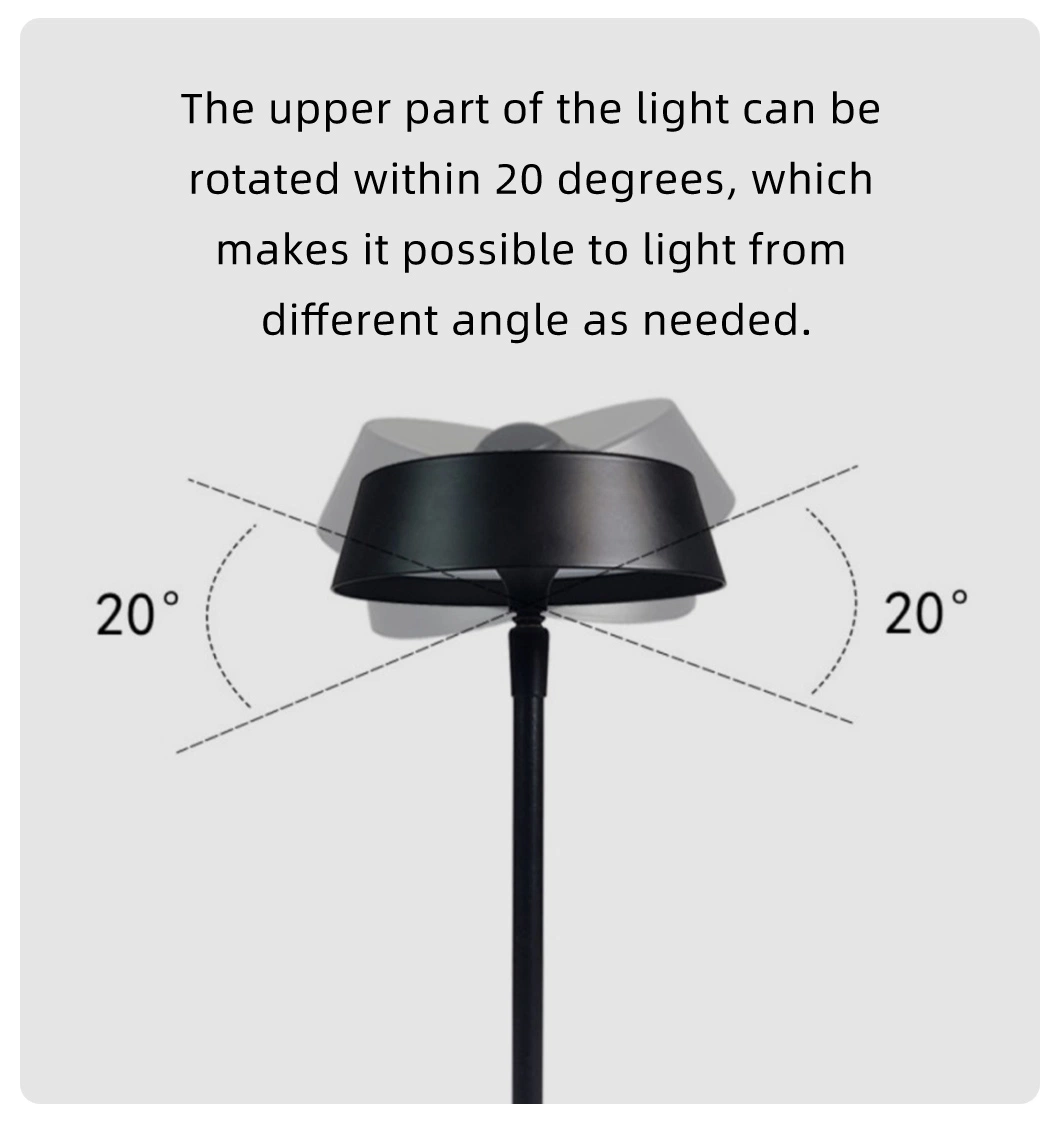 Decorating Table Light, Black and Simple, Durable and Useful