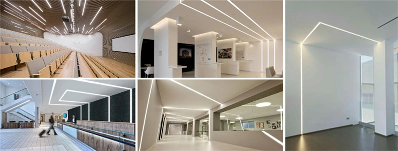 40W Linkable LED Architectural Recessed Linear Office Lighting