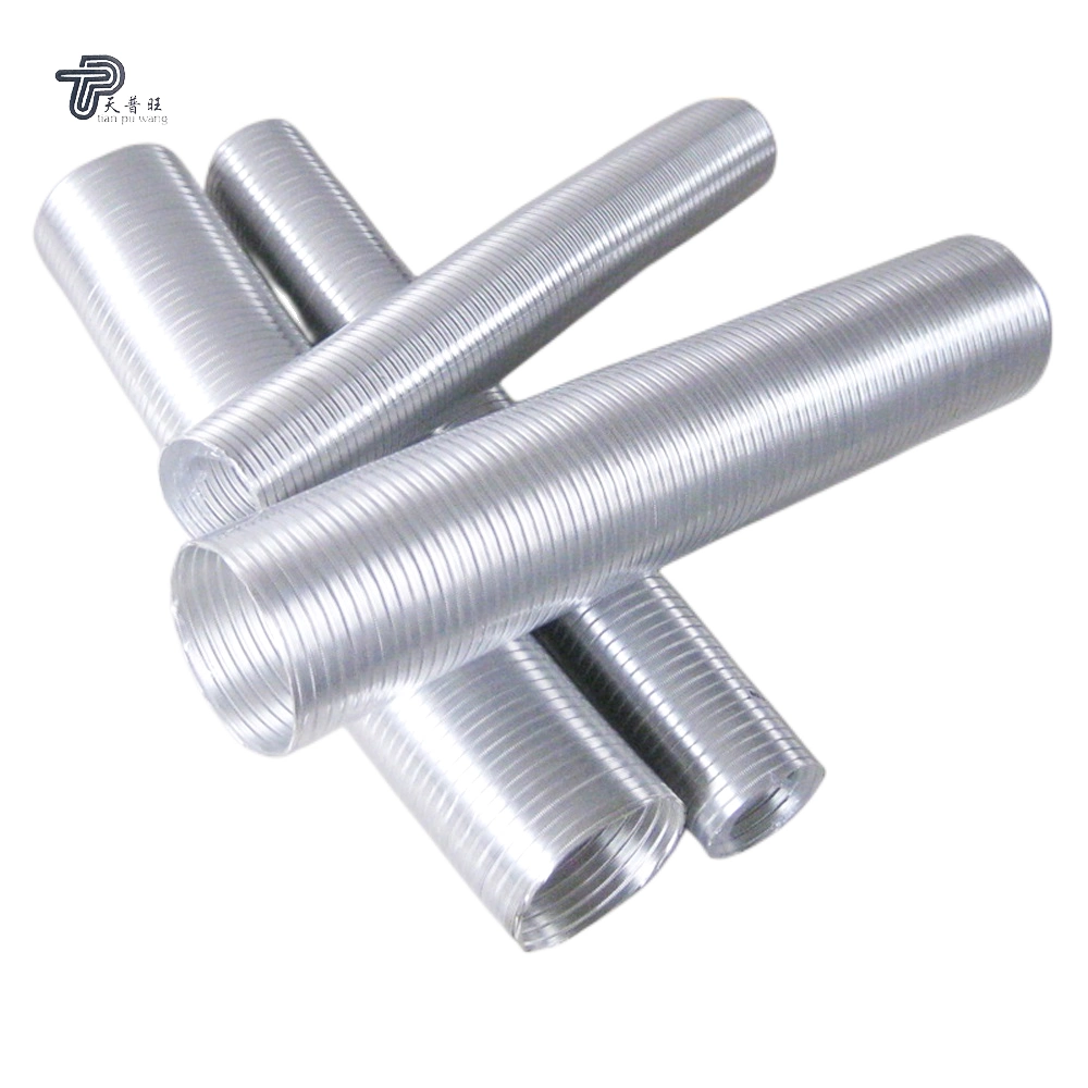 Flexible Ventilation Ducting Tube Semi-Rigid Aluminum Air Duct for Range Hood