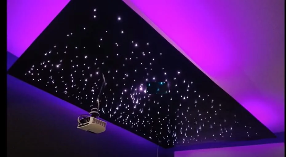 Fiber Optic Star Ceiling Lighting Kit for Home Cinema