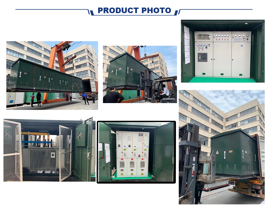 Power Distribution and Control and Power Supply 3.6-40.5kv Yb Preinstalled Type Transformer Substation