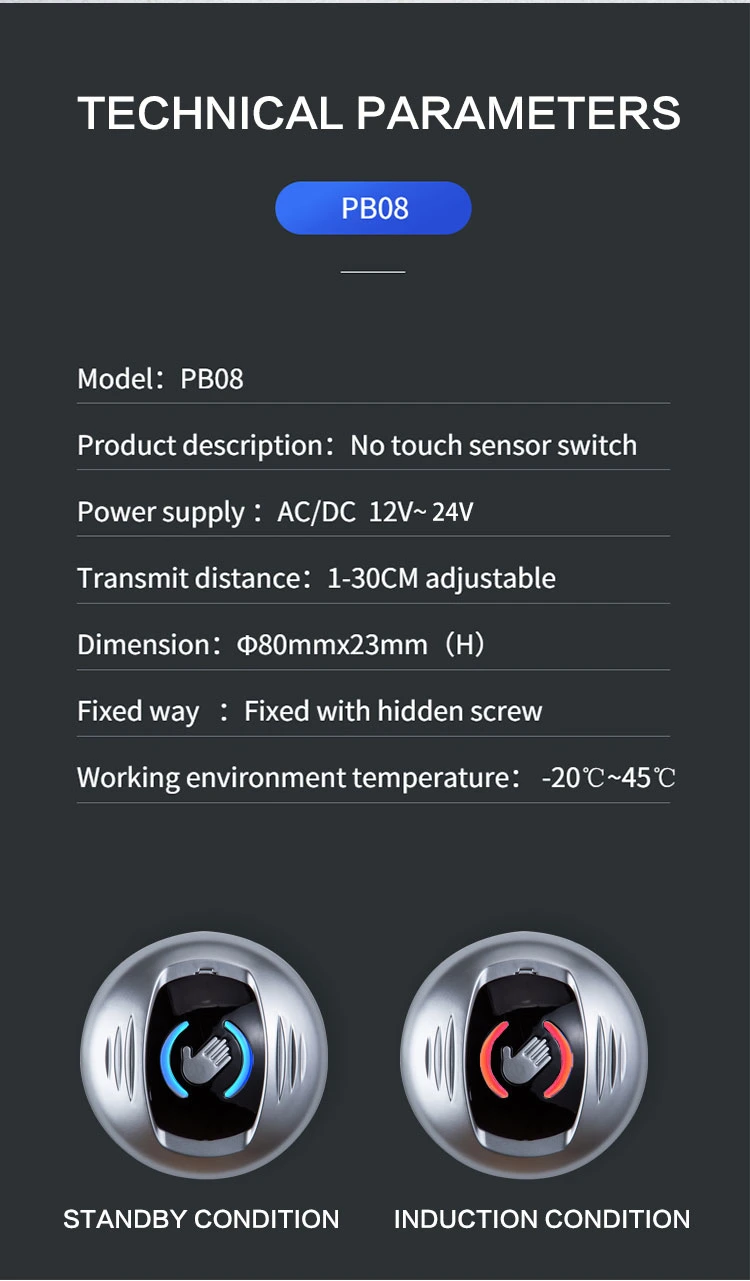 Infrared Motion Sensor Touchless Sensor Hand Switch