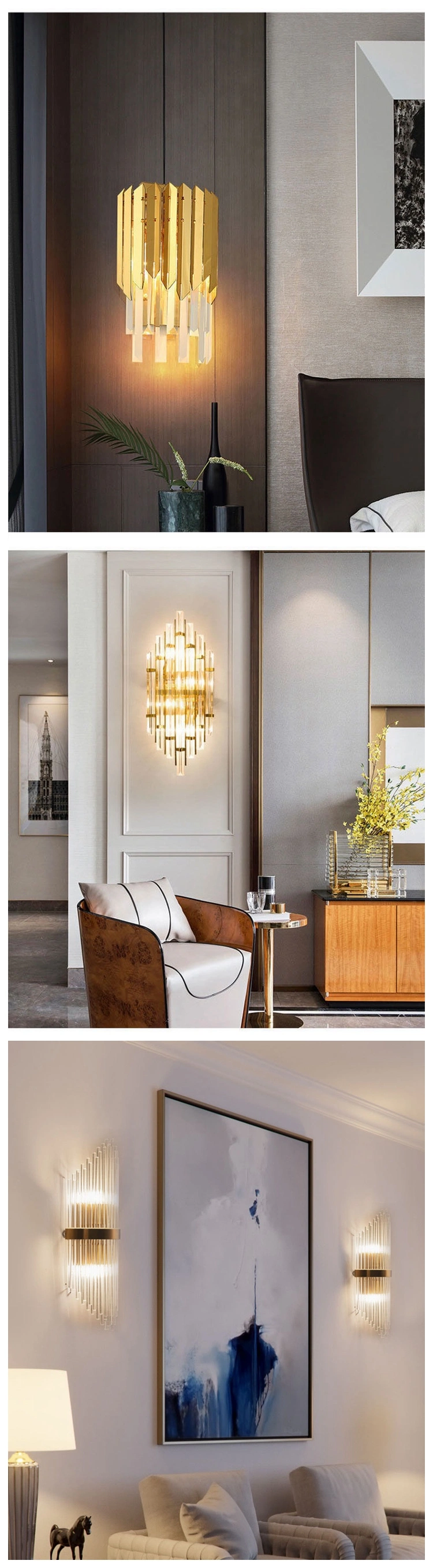 Wall Light Indoor Copper and Glass Material Light Wall Lamp LED for Corridor Lighting LED Wall Lamp