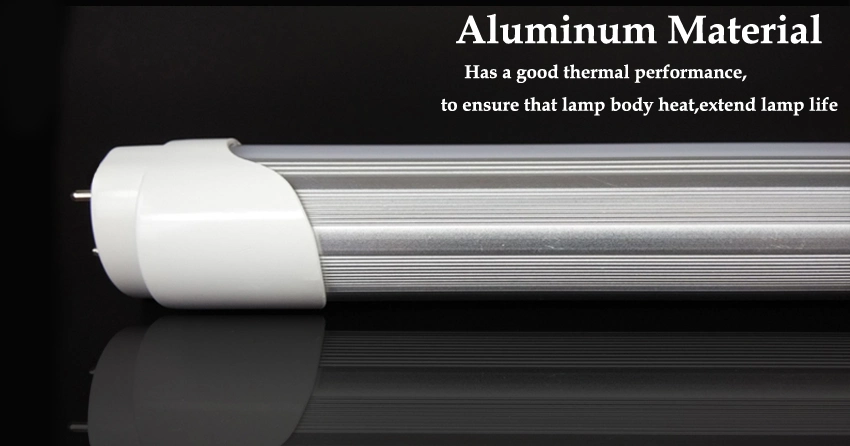 High Lumen Plastic Aluminum G13 9W 12W 15W 18W 24W 36W 4FT T8 LED Tube Light Cool White 6000K