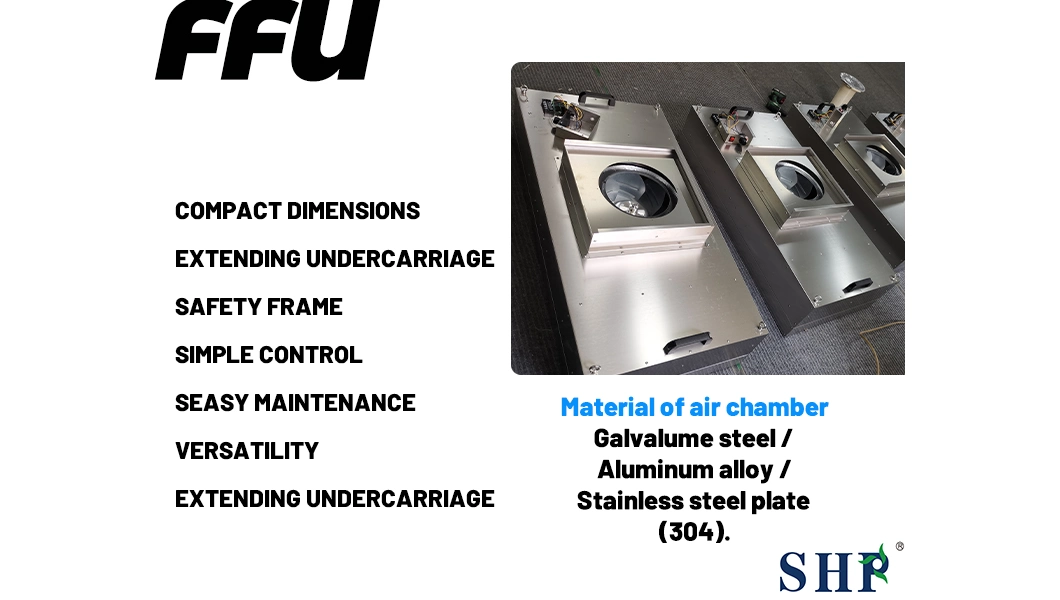 Cleanroom FFU Laminar Air Flow Hood HEPA Fan Filter Unit FFU