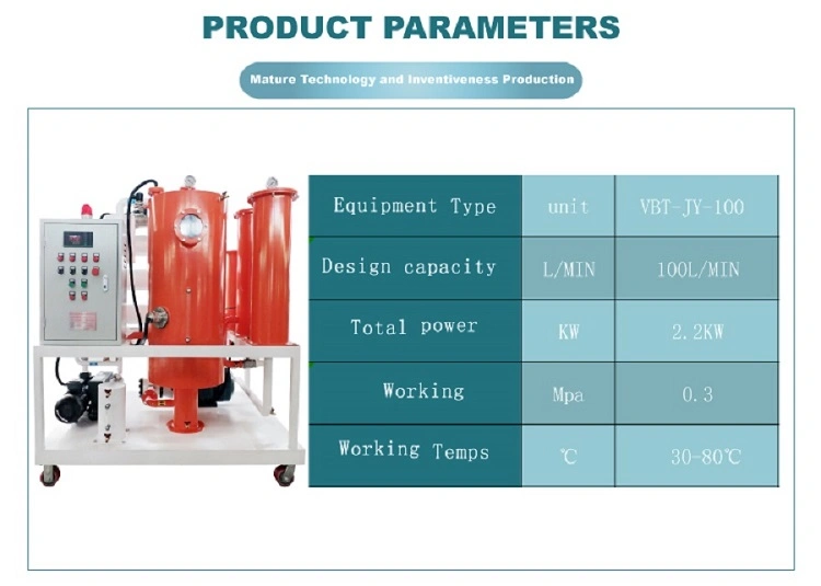 Equipment for Re-Filtering Recovered Waste Oil