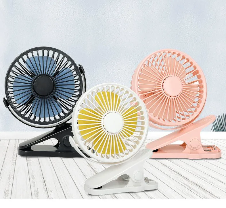 USB Fan Mini Quiet Small Pinch Fan Charging Small Fan