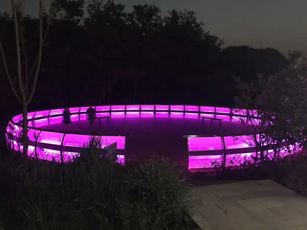 Landscape Building DMX Acrylic LED Linear panel Wall Washer Lighting