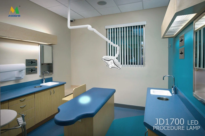 Jd1700L LED 30W Small Floor Standing Surgical Light Op-Lamp for Dental Procedures Dental Surgical Lamp