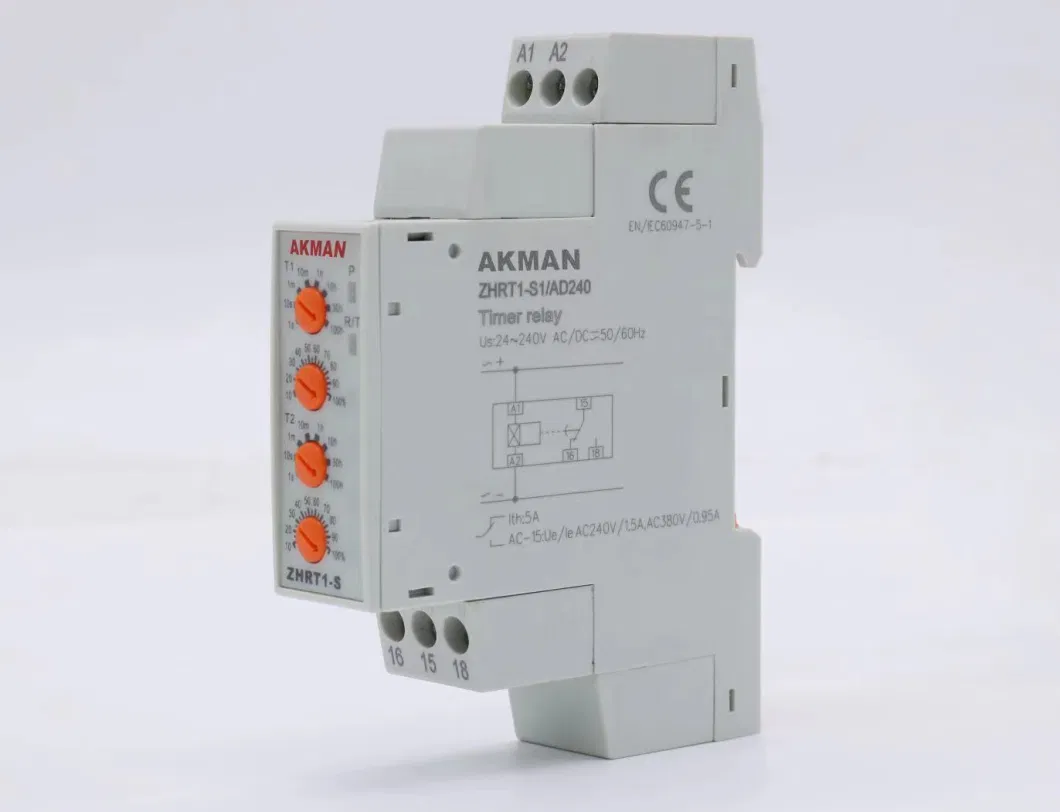 Rated Control Voltage AC220V Switch on or off Timer Delay Relay
