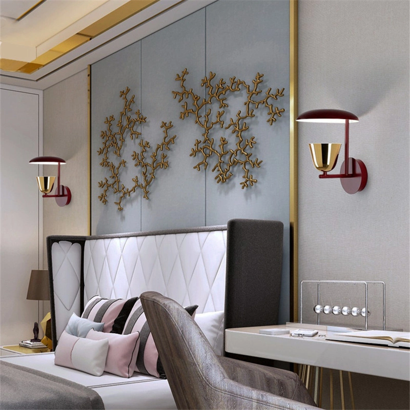 Modern LED Red Wall Lights Home Bedroom Bedside LED Wall Sconce (WH-OR-221)