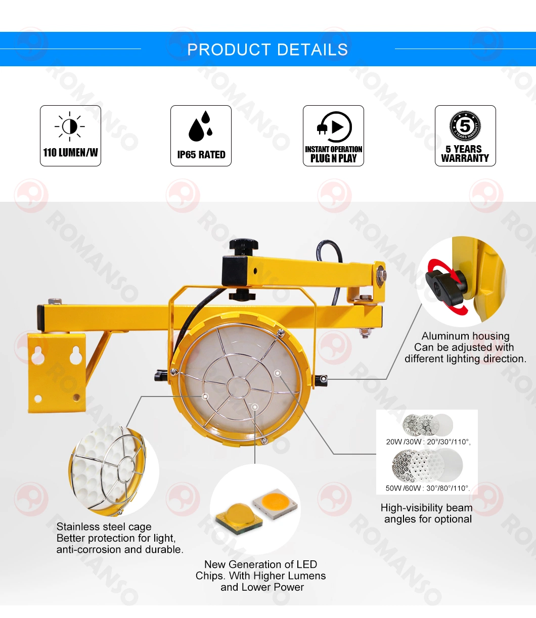 Super Bright Warehouse Dock LED Lighting