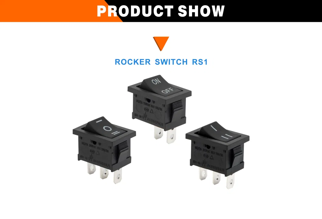 RS1 Multi-Gear Rocker Switch for Home Appliances Dongnan Brand Wholesale Manufacturers