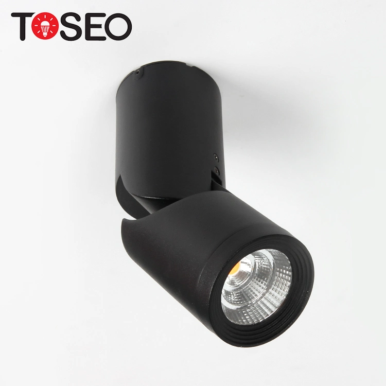 Foldable Surface Mounted Ceiling LED Spotlight COB 10W Long Adjustable Cylindrical Downlight