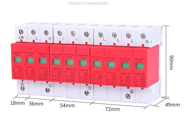 Factory Circuit Breaker Single Phase Three Protection Ethernet Protector Surge Protective Devices