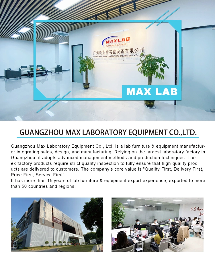 Pharmaceutical Factory Metallic Large Open C1d2 Lab Extractor Fume Hood Walkin with Horizontal Open Doors