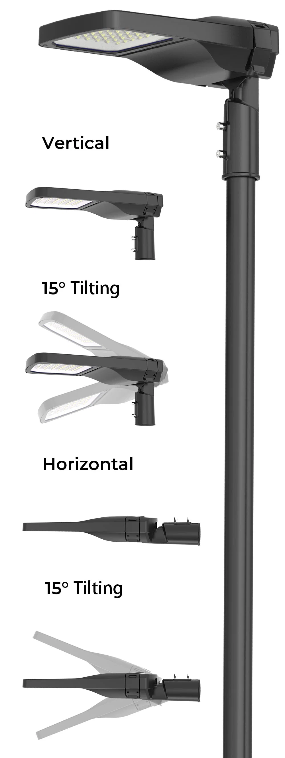 Automatic Street Light Control Smart Dali Dimming Ik08 Resistance IP66 Waterproof Outdoor Streetlamp Lighting Fixtures