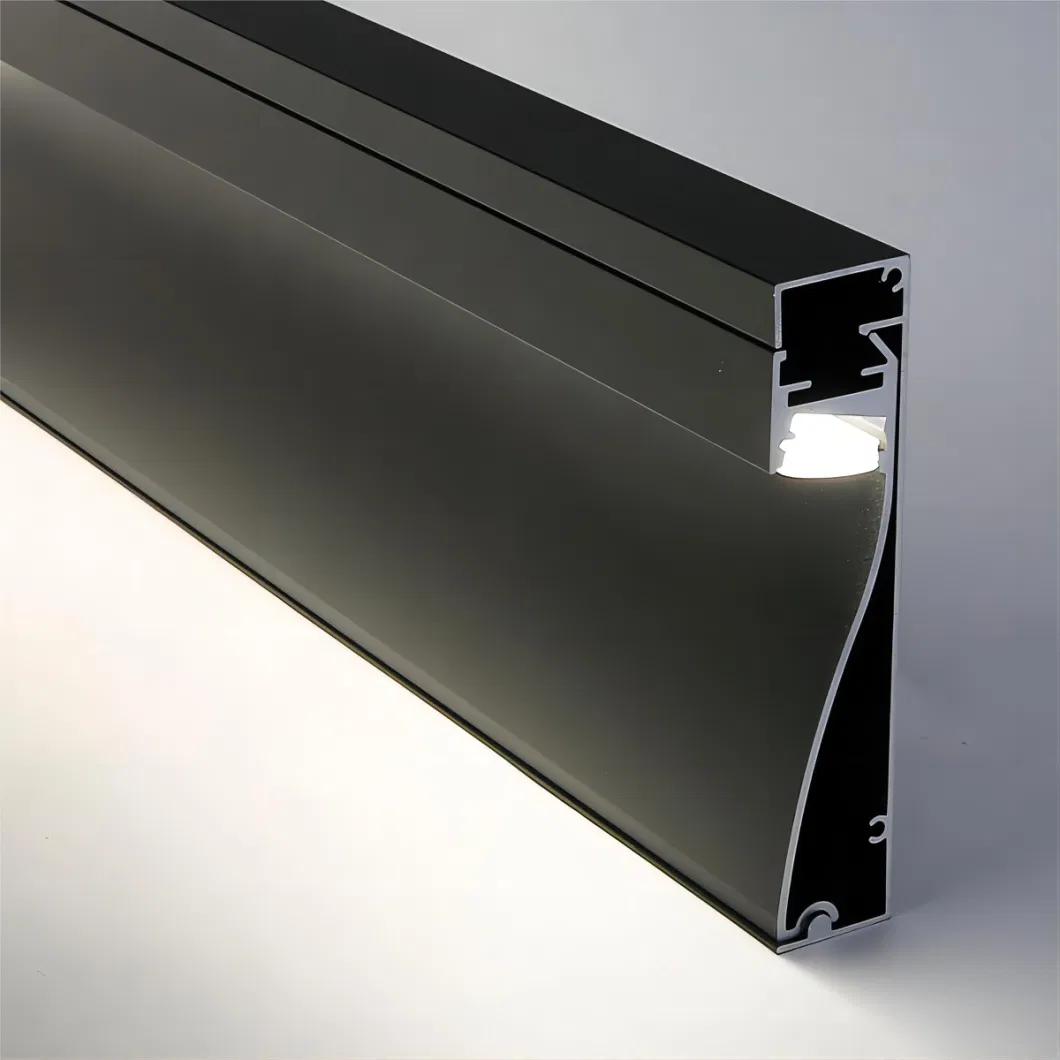 Aluminum Profile 24V Decoration Edge Groove Linear Strip LED Skirting Lighting