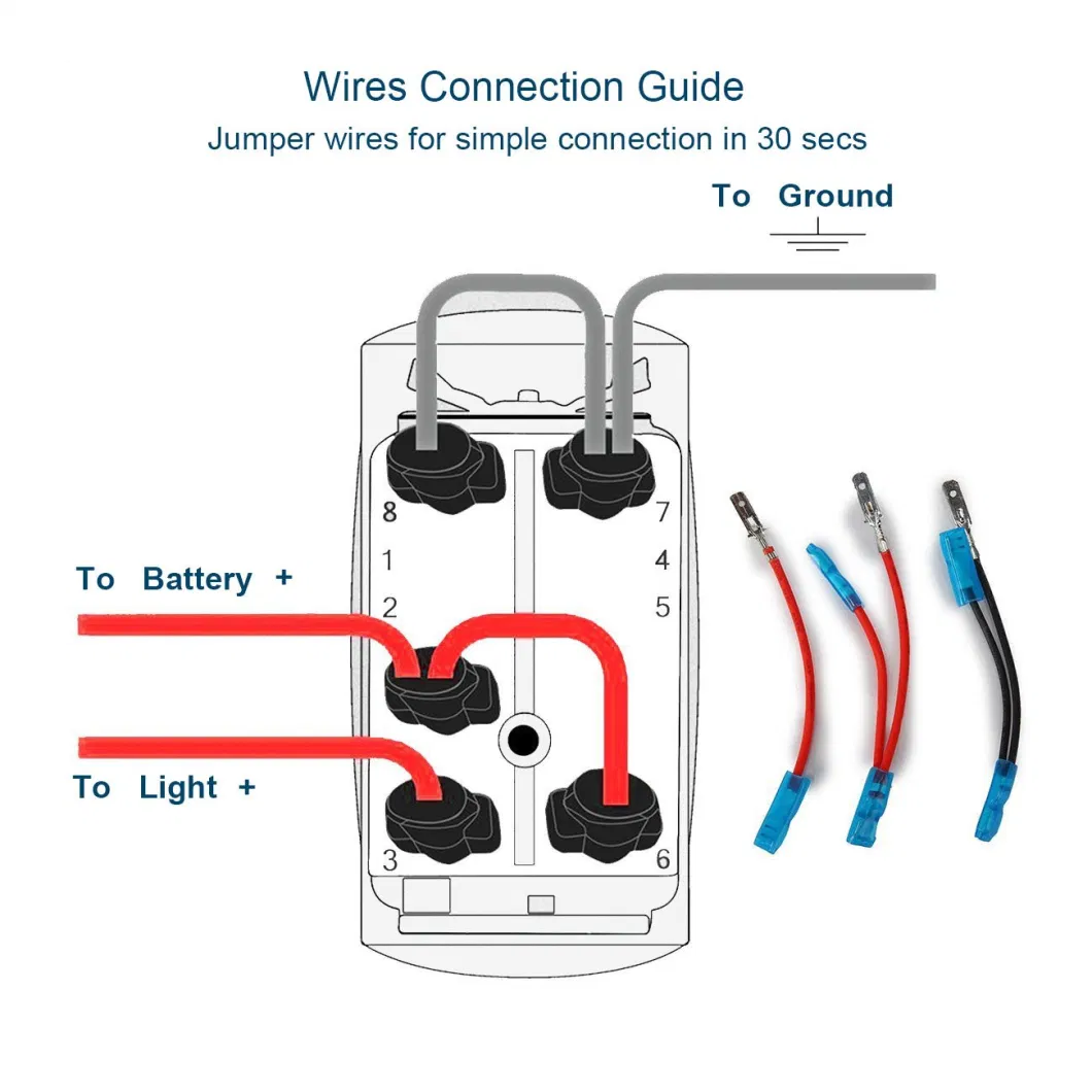 LED Light Bar Rocker Switches for UTV Polaris Ranger Rzr