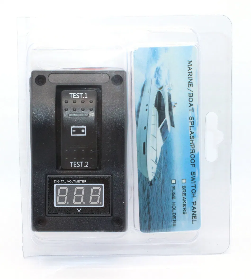 5-30V Digital Voltmeter Battery Test Panel Rocker Switch Dpdt/on-off-on Rocker Switch