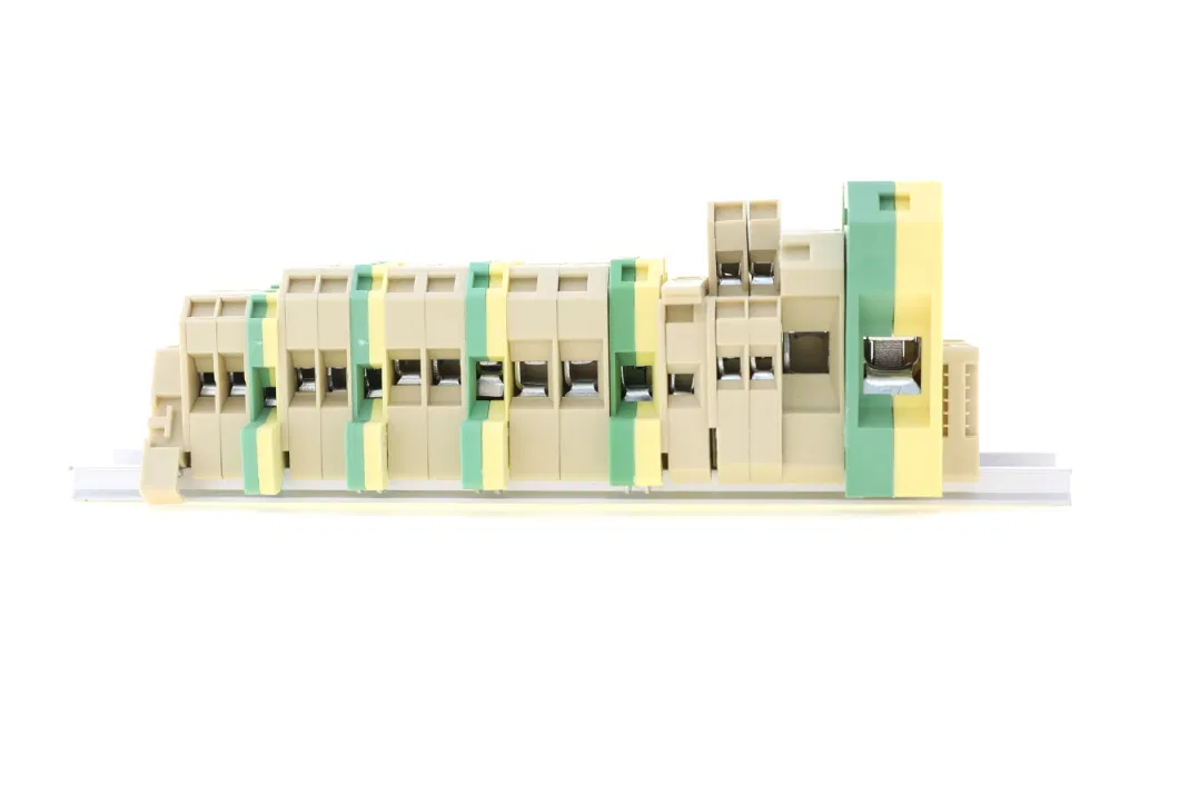 DIN Rail Screw Terminal Block Jut2-6 Connector 6mm2 Wire Capacity