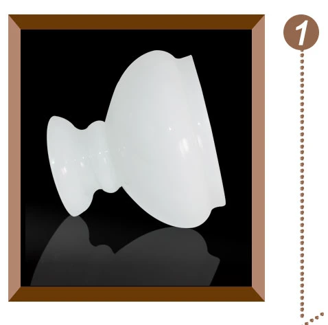 Glass Lampshade Replacement Handblown Opal White Milk White Glass Shade