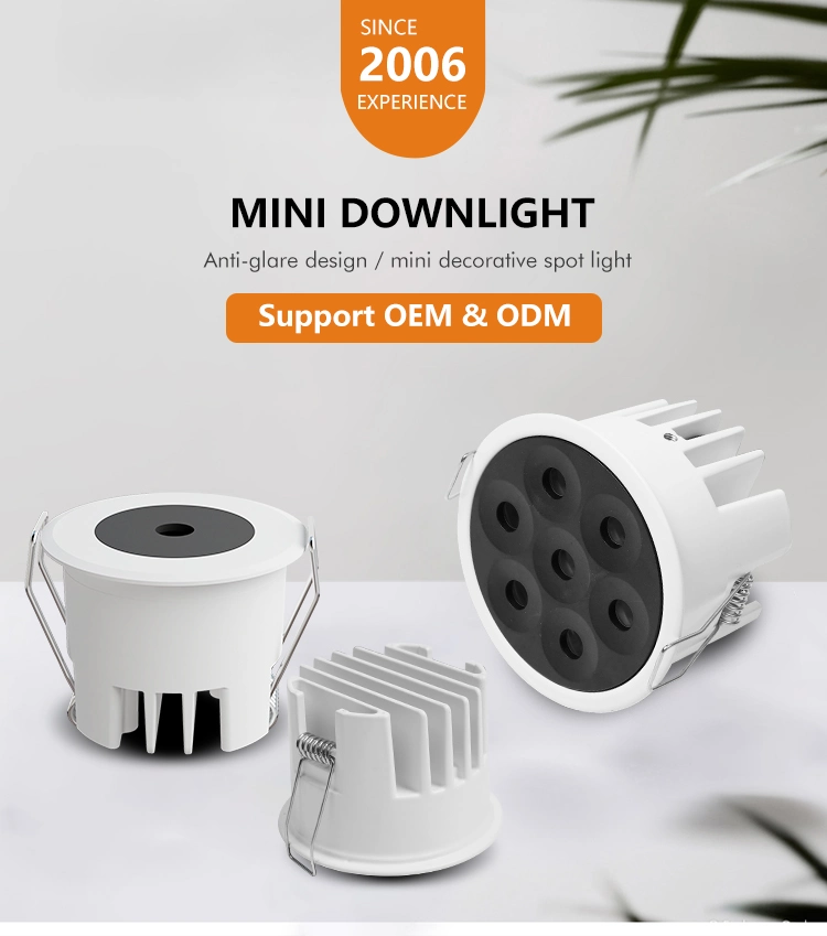 Trending Embedded SMD Ceiling Spot Lamp Indoor Bathroom Home 5W Anti Glare LED Down Lighting