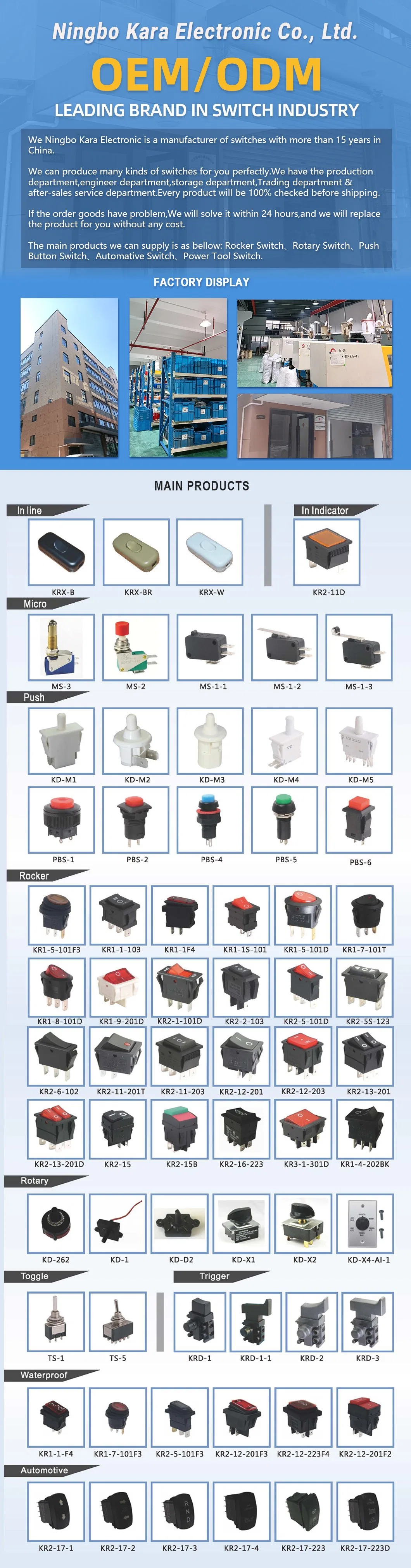 High-Quality Toggle Switch for Industrial Use