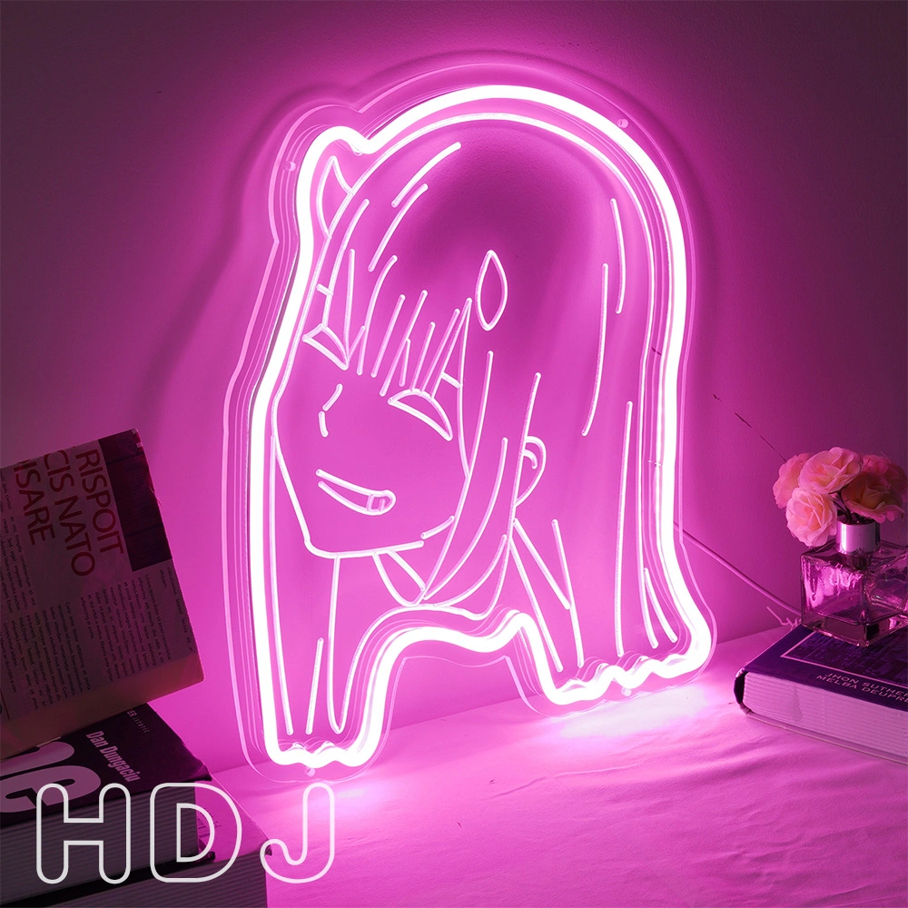 Popular Neon Frank Anime Cartoon Modeling Lights Bedroom Room Neon Decorative Lights