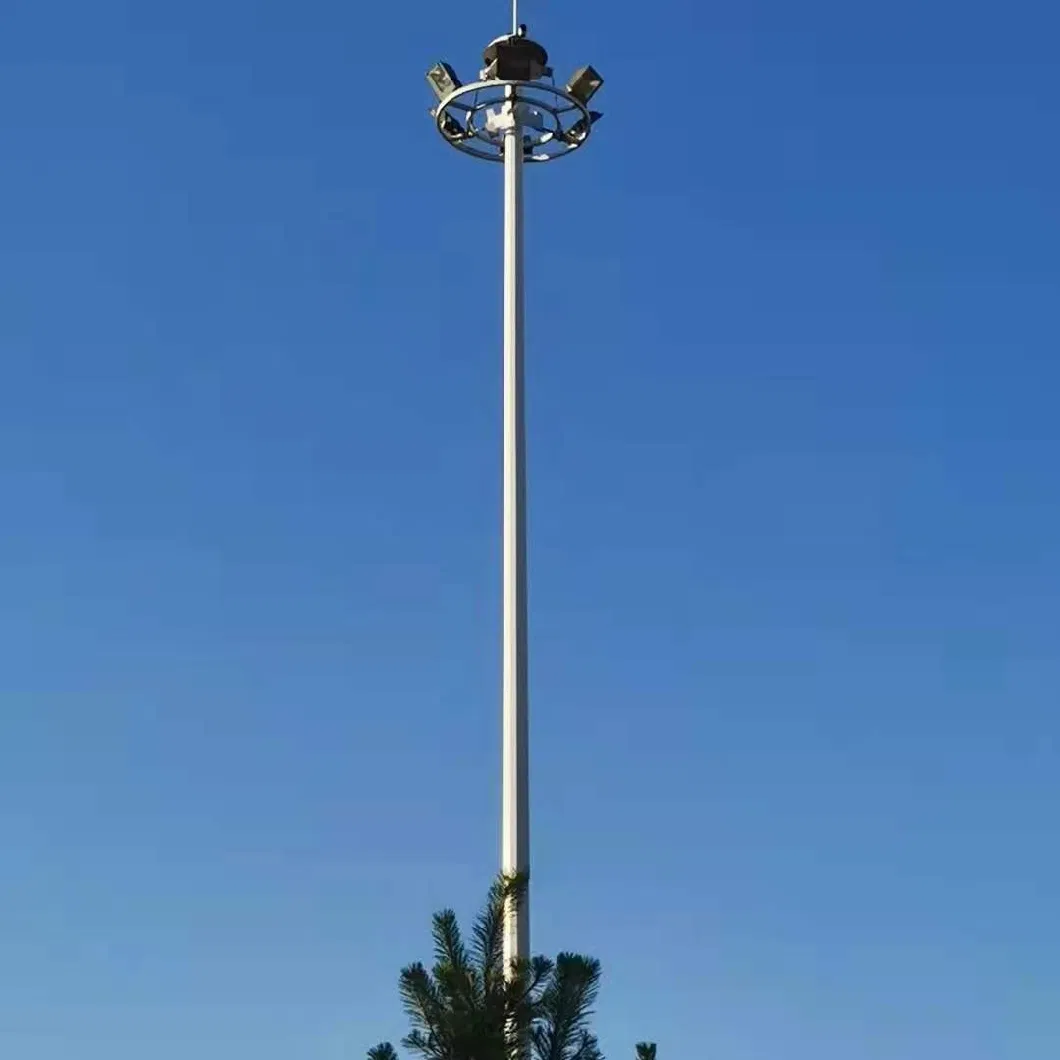 15-30m High Mast Lights with 8*400W