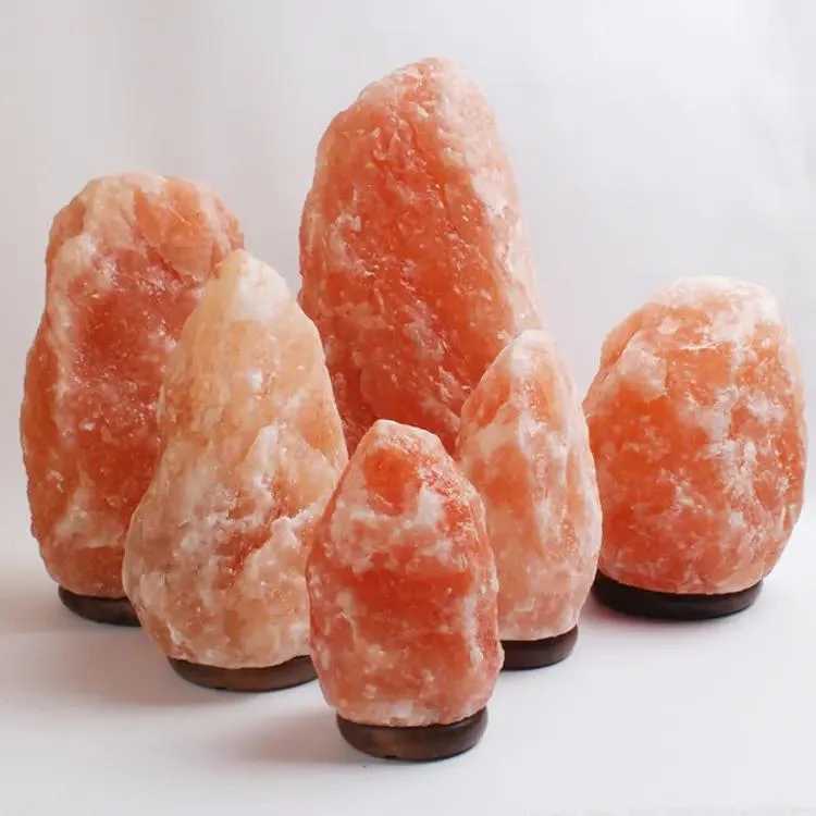 2023 Decorative Orange Stone Natural Air Fresher Sauna Himalayan Salt Lamp