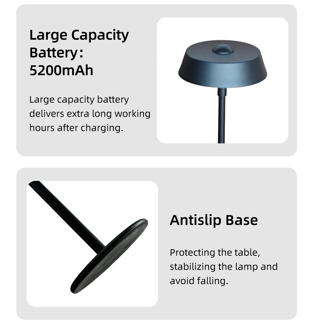 Decorating Table Light, Black and Simple, Durable and Useful