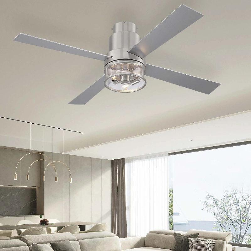 Furniture Axial Fans Ventiladores Techo Axial Fans Energy Silence Remote Control Ceiling Light Exhaust Fan for Kitchen