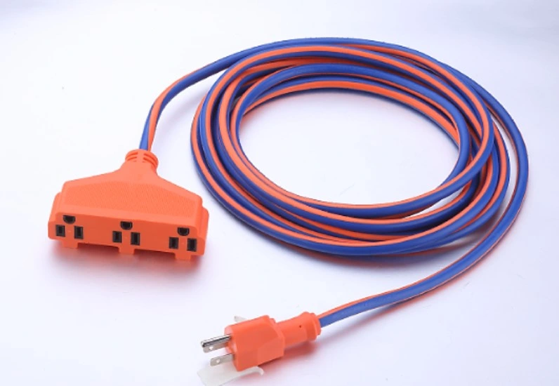 Heavy Duty Outdoor 15A 125V Us Power Extension Cord