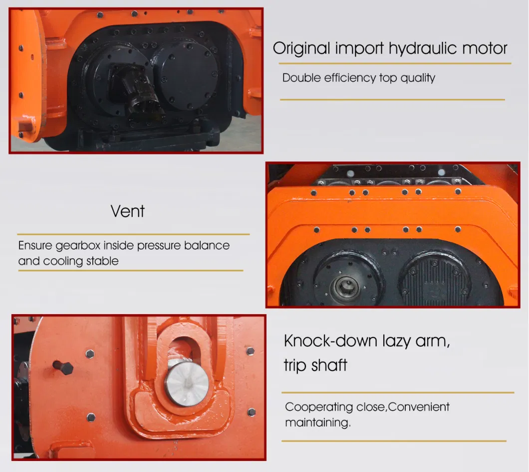 Construction Machinery Pile Driving Equipment Excavator Hydraulic Vibratory Pile Driver Attachment for Round Pile/Square Pile/Bucket Pile