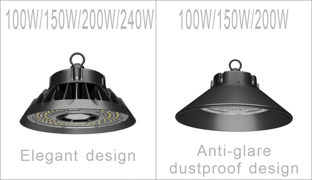 Dustproof 150W UFO LED Highbay Light Lamp Good Price Industrial 150W 120W 150 W Watt UFO LED Highbay High Bay Lighting for Industry Warehouse Exhibition